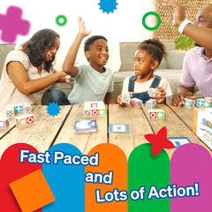 Colorful tactile blocks foster hands-on pattern recognition.