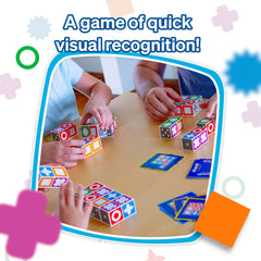 Four players compete around a bright game table.