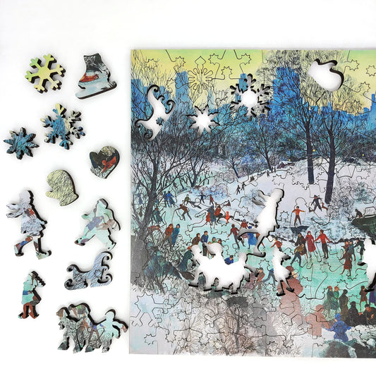 FoxSmartBox whimsical pieces, uniquely shaped, enhance storytelling during puzzling sessions.