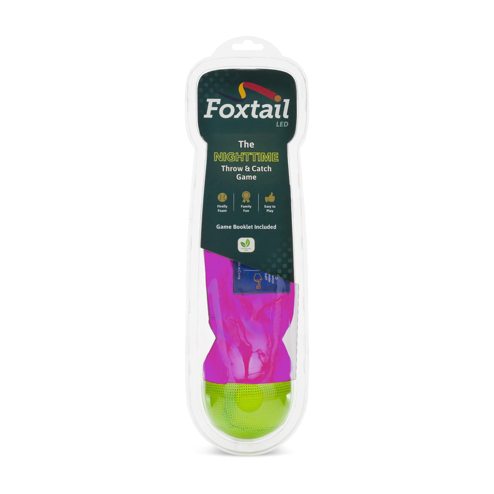 Foxtail dual LEDs maximize night visibility during outdoor games.