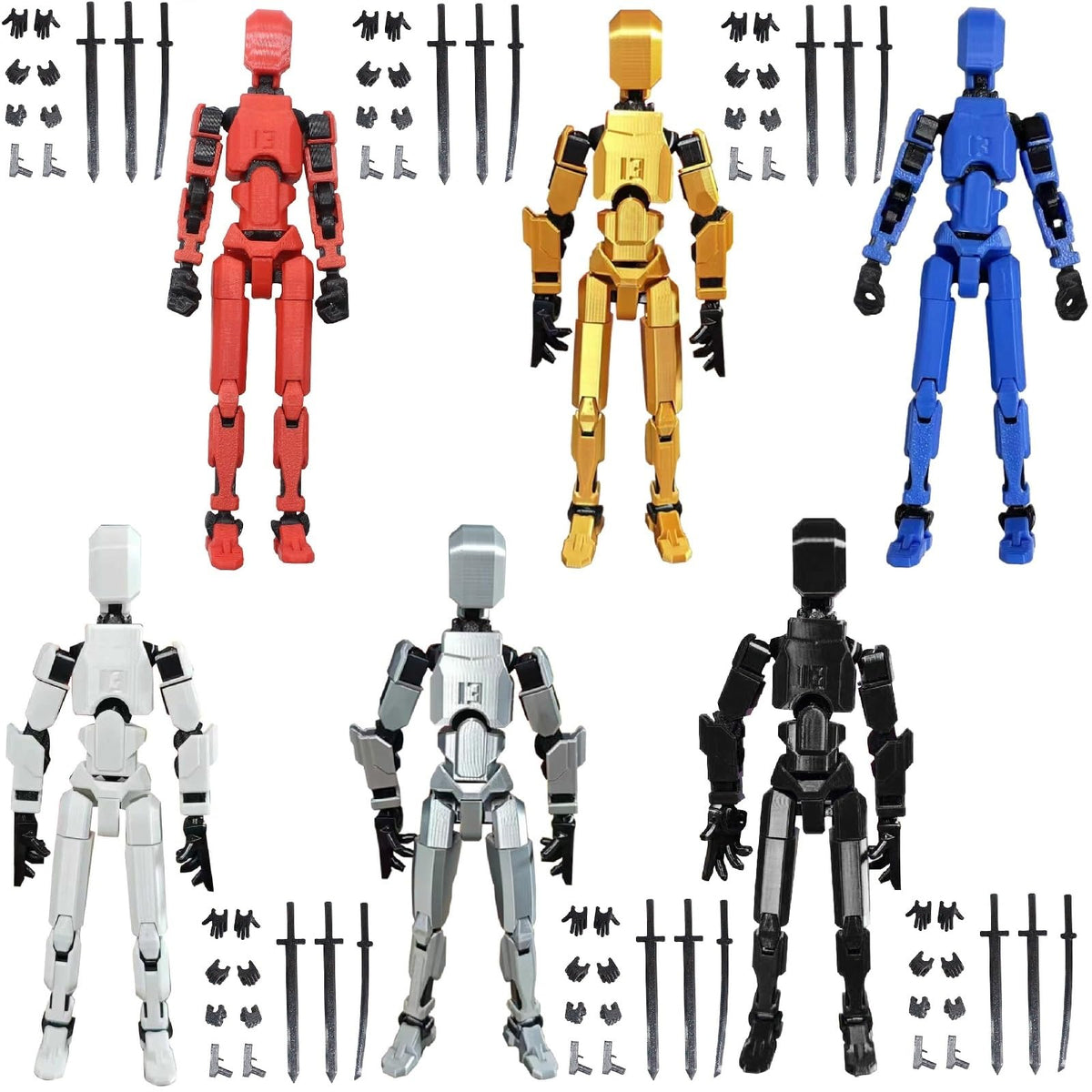 FoxVilla T13 assembly completed figure, ready for display and imaginative play.