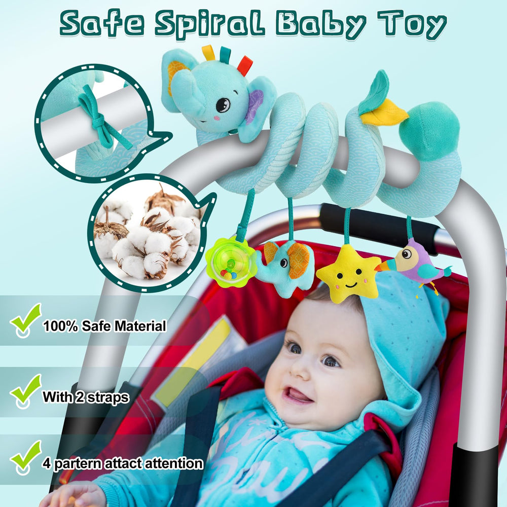 FPVERA baby rattle and bell prompt curious exploration through sound.