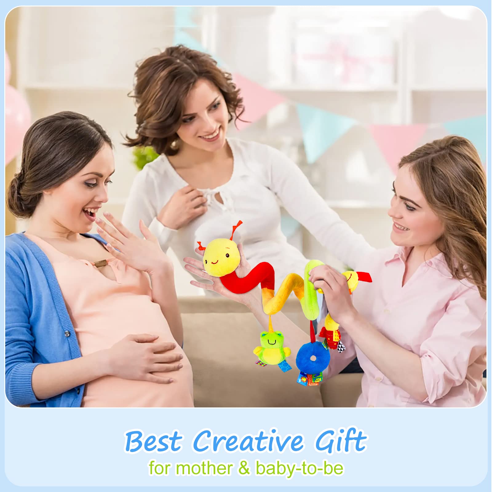 FPVERA clip-on toy for car seat or stroller boosts playtime versatility.