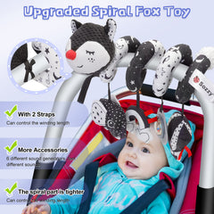 FPVERA high-contrast black and white toy helps visual development and attention
