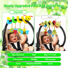 FPVERA soft plush hanging toy highlighting safe chewing surface for babies