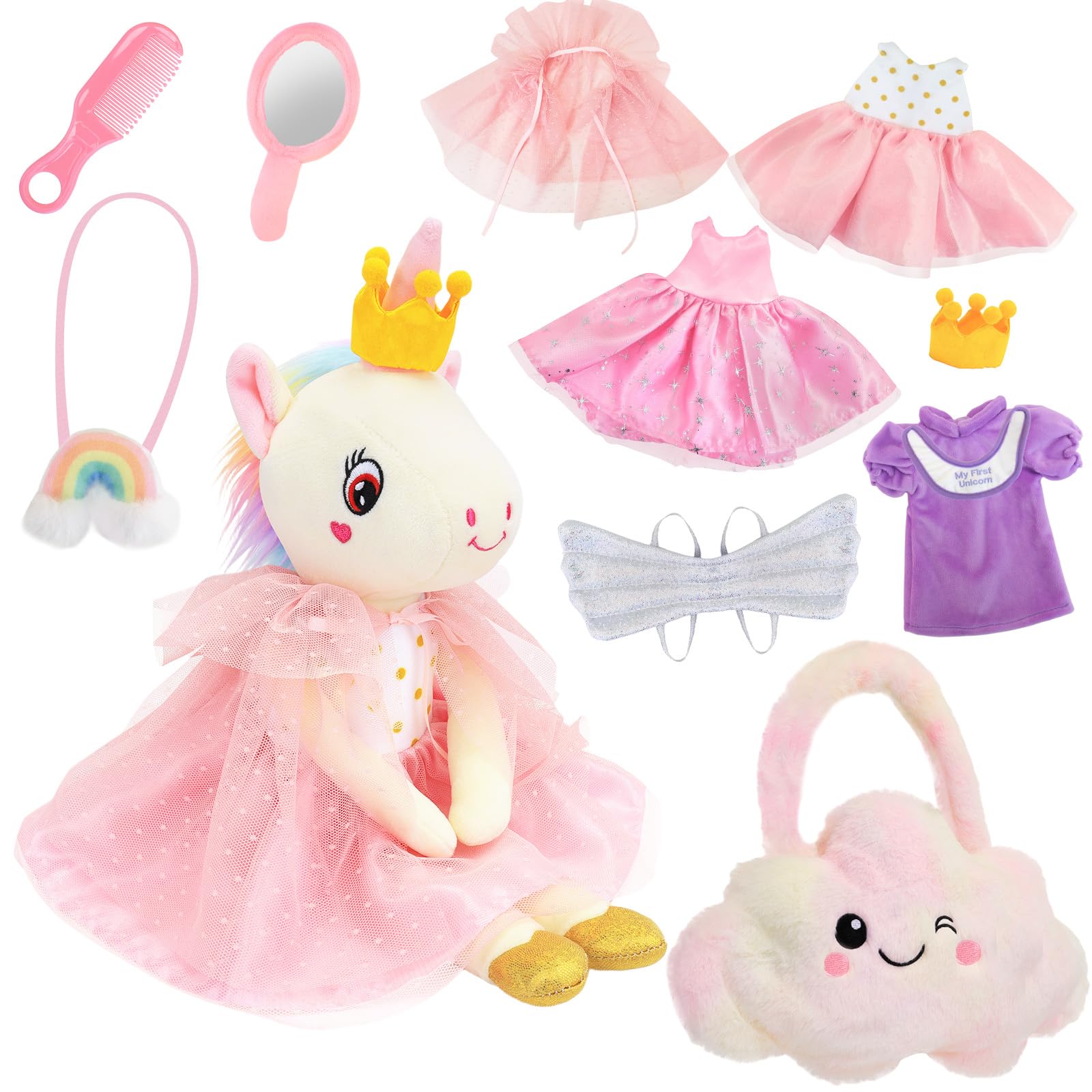 FPVERA unicorn doll inspires imaginative narratives and gentle responsibility