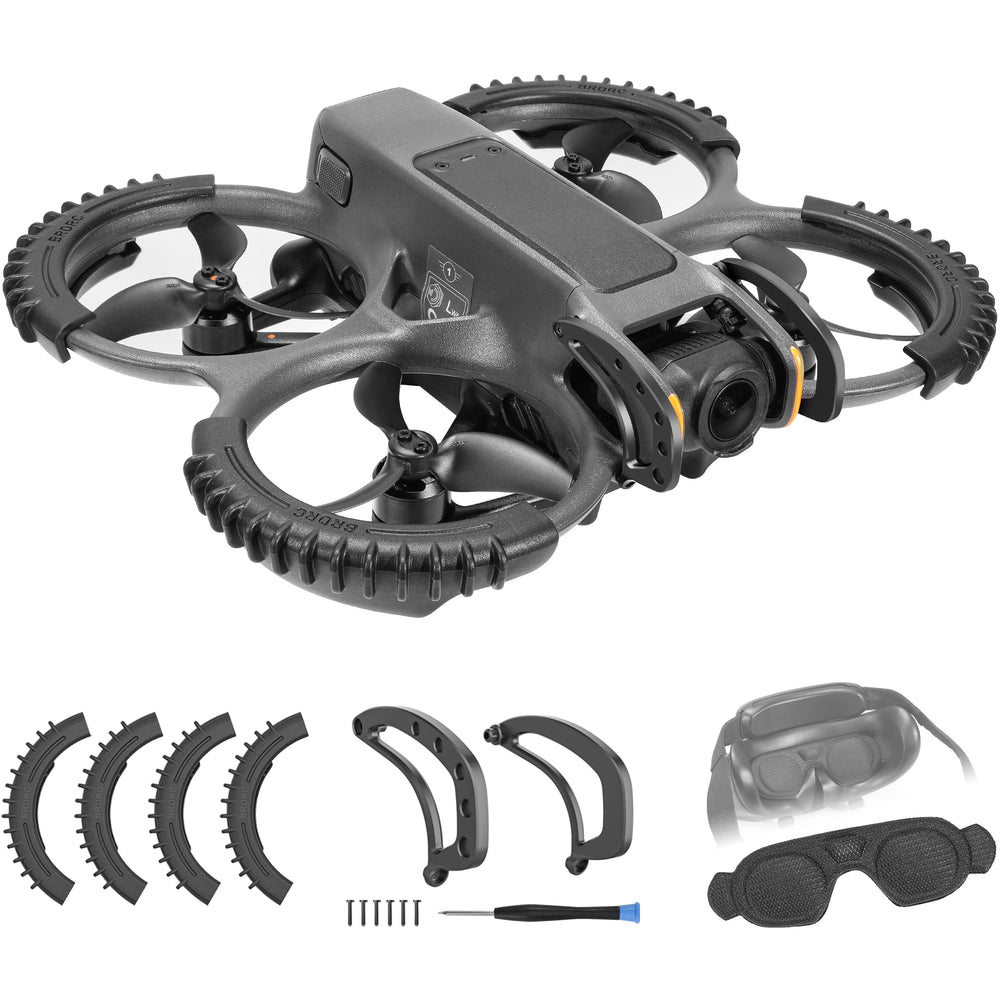 FPVtosky Avata2 gimbal bumper guard protects the lens during flight and landing.