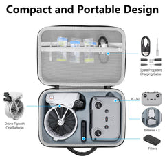FPVtosky DJI Flip case interior organization keeps gear tidy