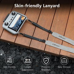 FPVtosky lanyard wide 3.2 cm for secure, comfortable grip.