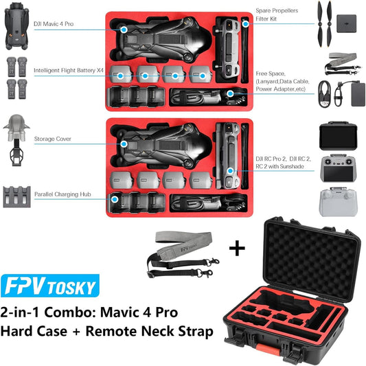 FPVtosky interior foam cushions the Mavic 4 Pro and accessories