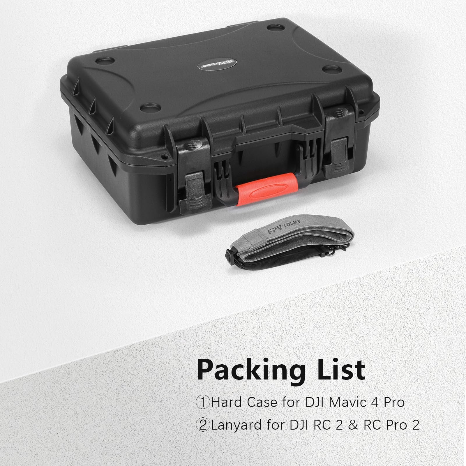 FPVtosky rugged PP shell keeps gear secure on outdoor trips