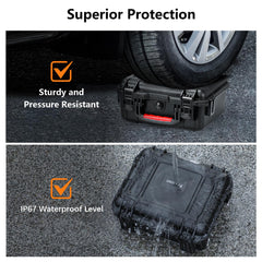 FPVtosky NEO 2 case EVA cushioning absorbs shocks during transit.