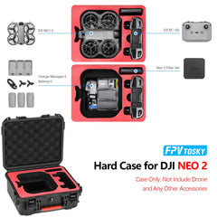 FPVtosky NEO 2 case IP67 sealed interior guards against water and dust.