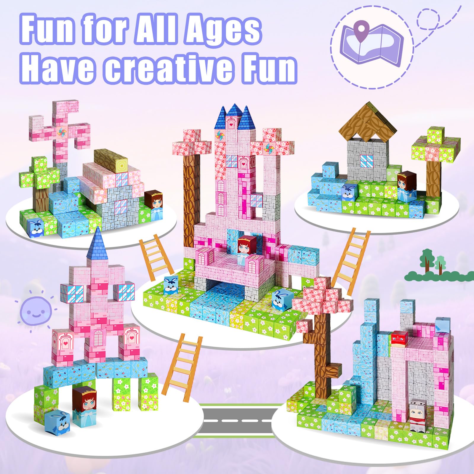 FQOIUD blocks suitable for parties, classrooms, or travel for on-the-go fun.