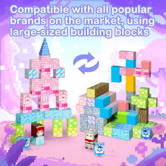 FQOIUD non-toxic ABS blocks ensure safe play during creative building.
