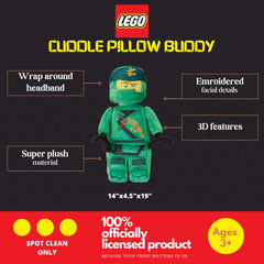 Franco Lego Ninjago soft plush material adds huggable comfort for calm cuddling.