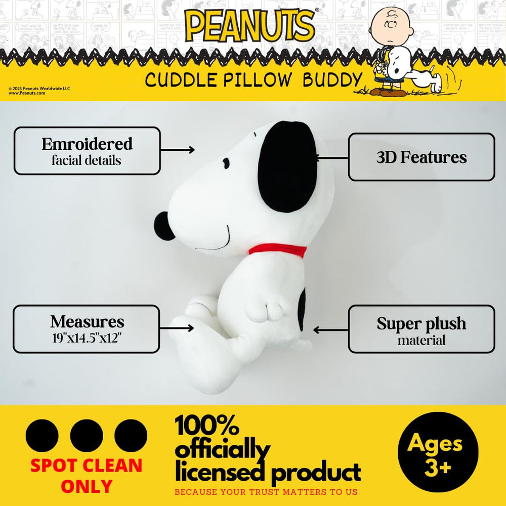 Franco Snoopy decorative closeup showcases vibrant colors for playful living spaces.