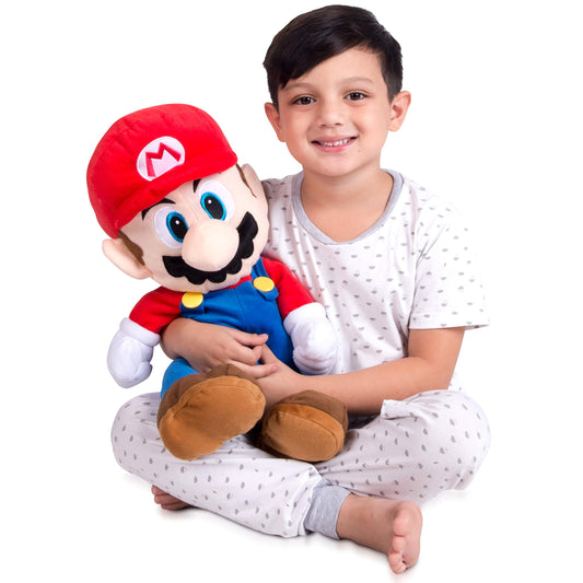 Franco Super Mario pillow cap detail with embroidered logo.