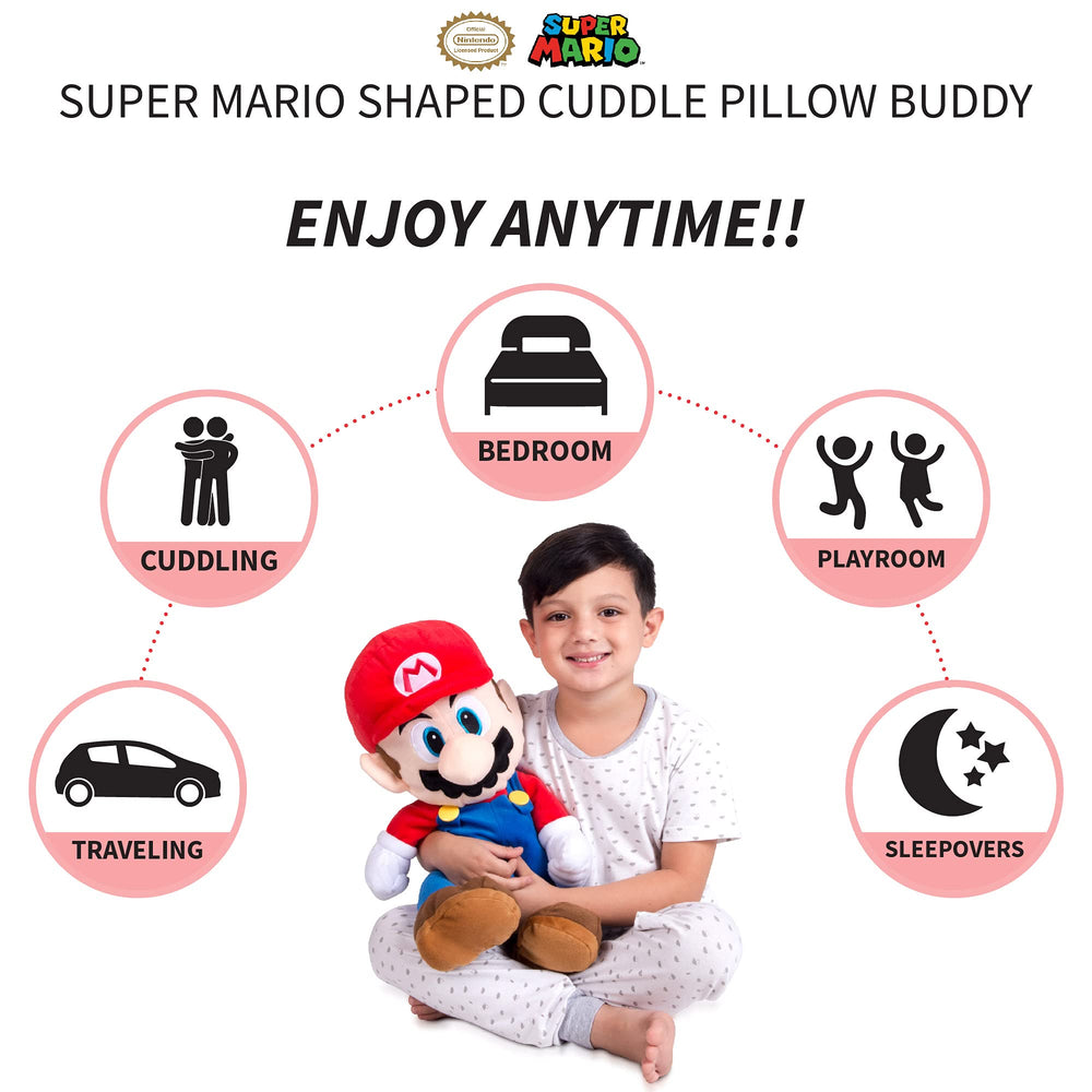 Franco Super Mario pillow mustache icon embodies classic character look.