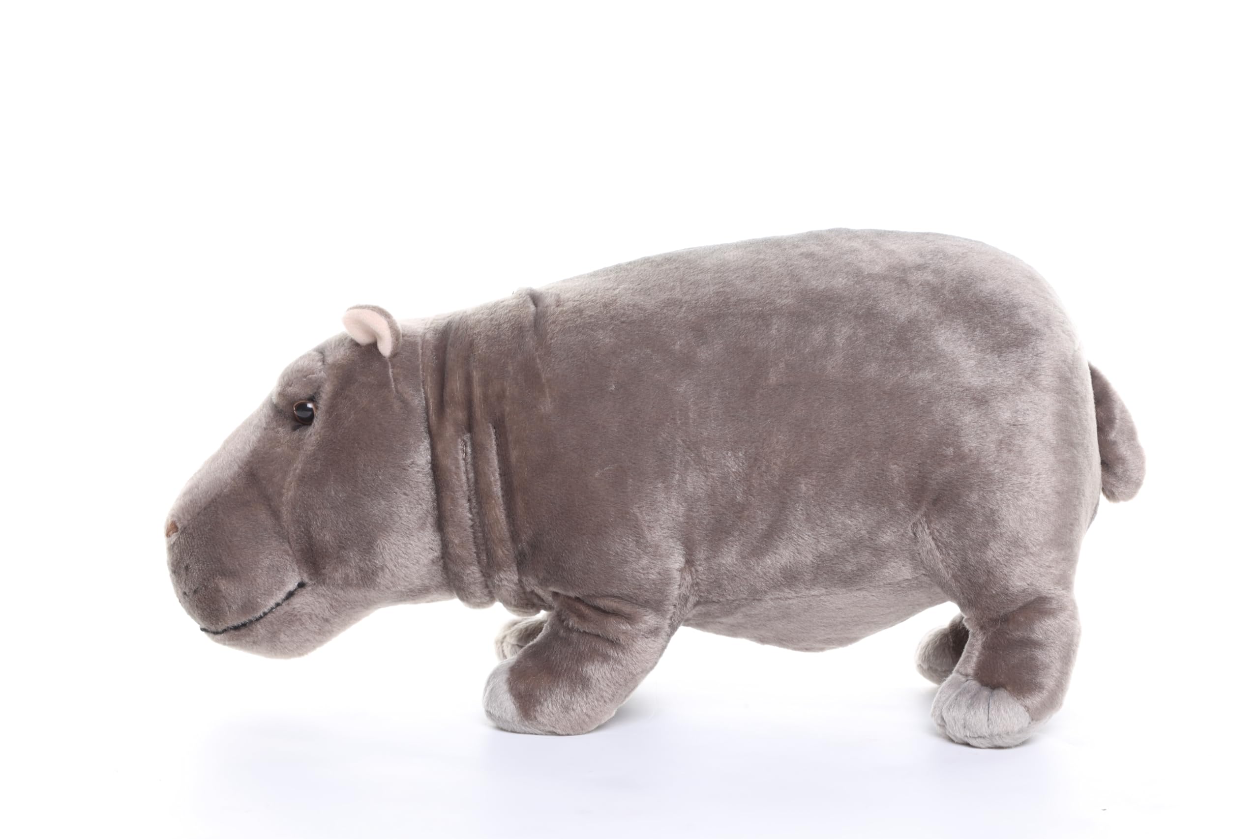 Frankiezhou Home hippo plush face detail adds lifelike charm for storytelling.