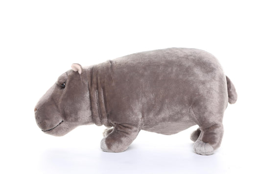 Frankiezhou Home hippo plush face detail adds lifelike charm for storytelling.