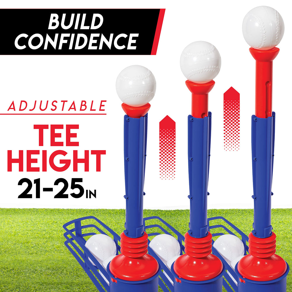 Franklin Sports MLB Super Star Batter home plate with pitch buttons enables guided practice