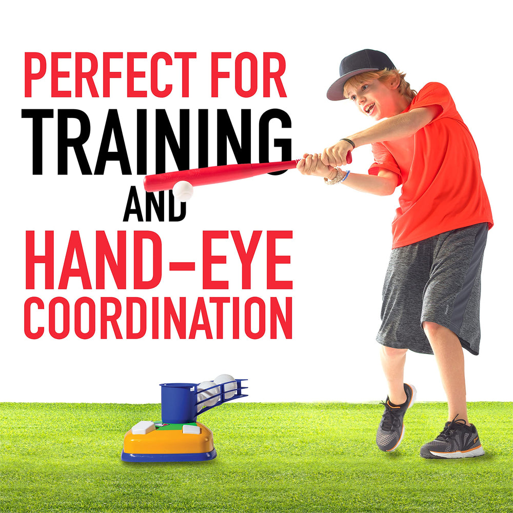 Franklin Sports MLB Super Star Batter stand-and-play setup shows quick switch
