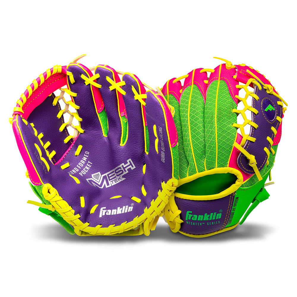 Franklin Sports Teeball glove ready-to-play with no break-in needed.