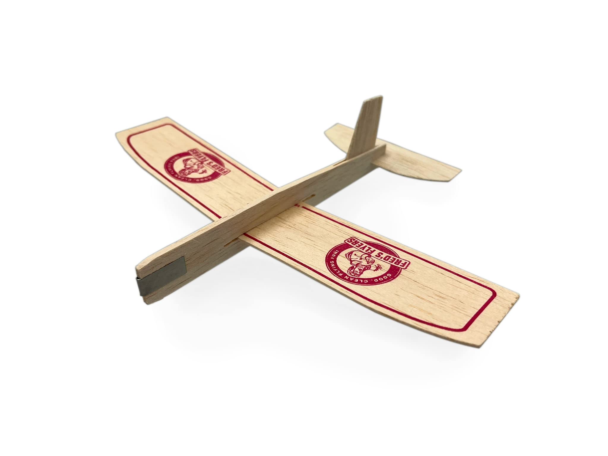 Fred's Flyers balsa plane 5-pack packaging: crush-proof box keeps planes safe on arrival