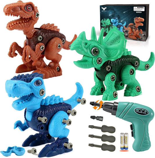 FREE TO FLY green Triceratops take-apart toy boosts hands-on STEM exploration