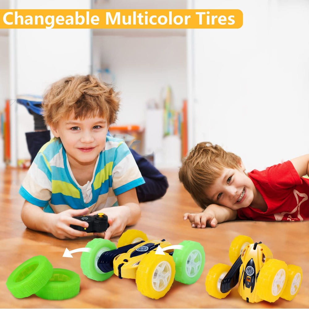 FREE TO FLY RC car changeable tires green for customization