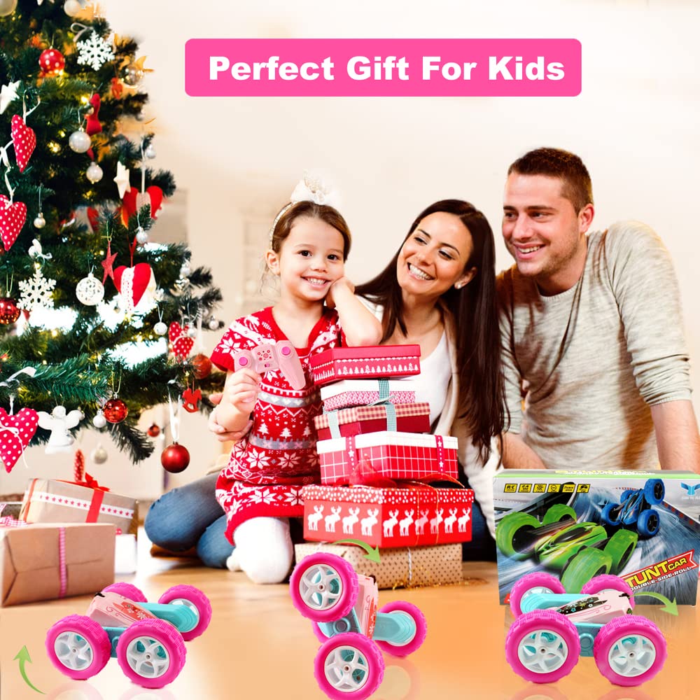 FREE TO FLY RC stunt car batteries included for longer sessions.