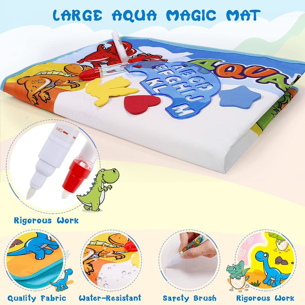 Back material is water-resistant for easy cleanup on the FREE TO FLY mat