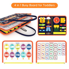 Freebear Busy Board numbers activity to boost counting skills anywhere.