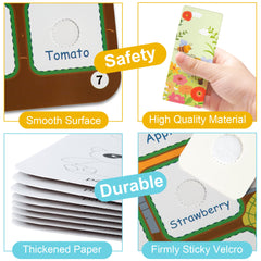 Screen-free Freebear Busy Book for focused, imaginative play during outings.