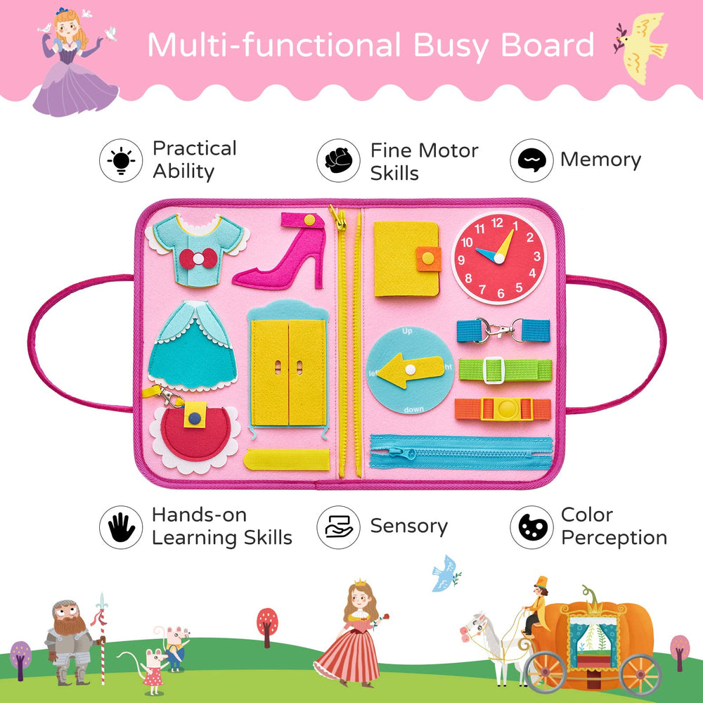Freebear Busy Board left-right cognition activity promoting coordination