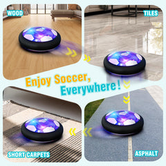 Freecat hover ball foam bumper protects walls and feet during play.