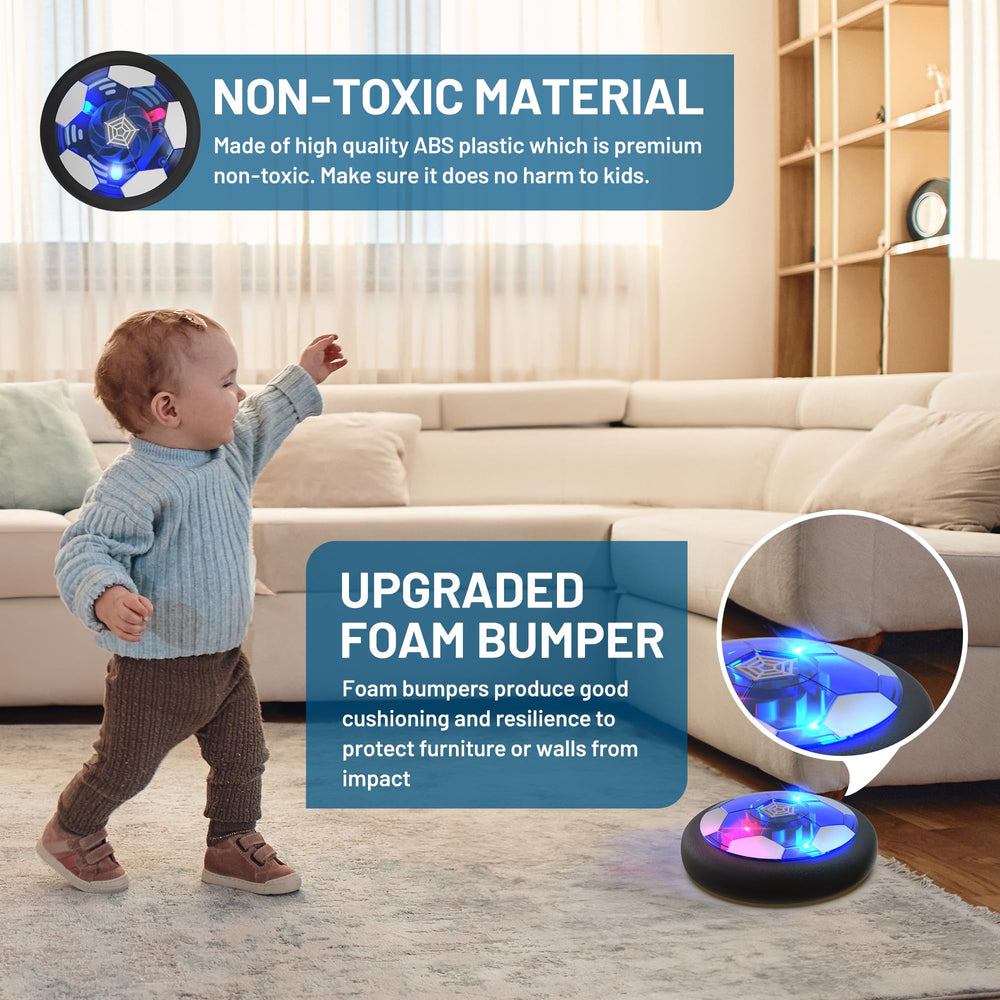 Freecat hover ball USB recharge for quick, convenient power.
