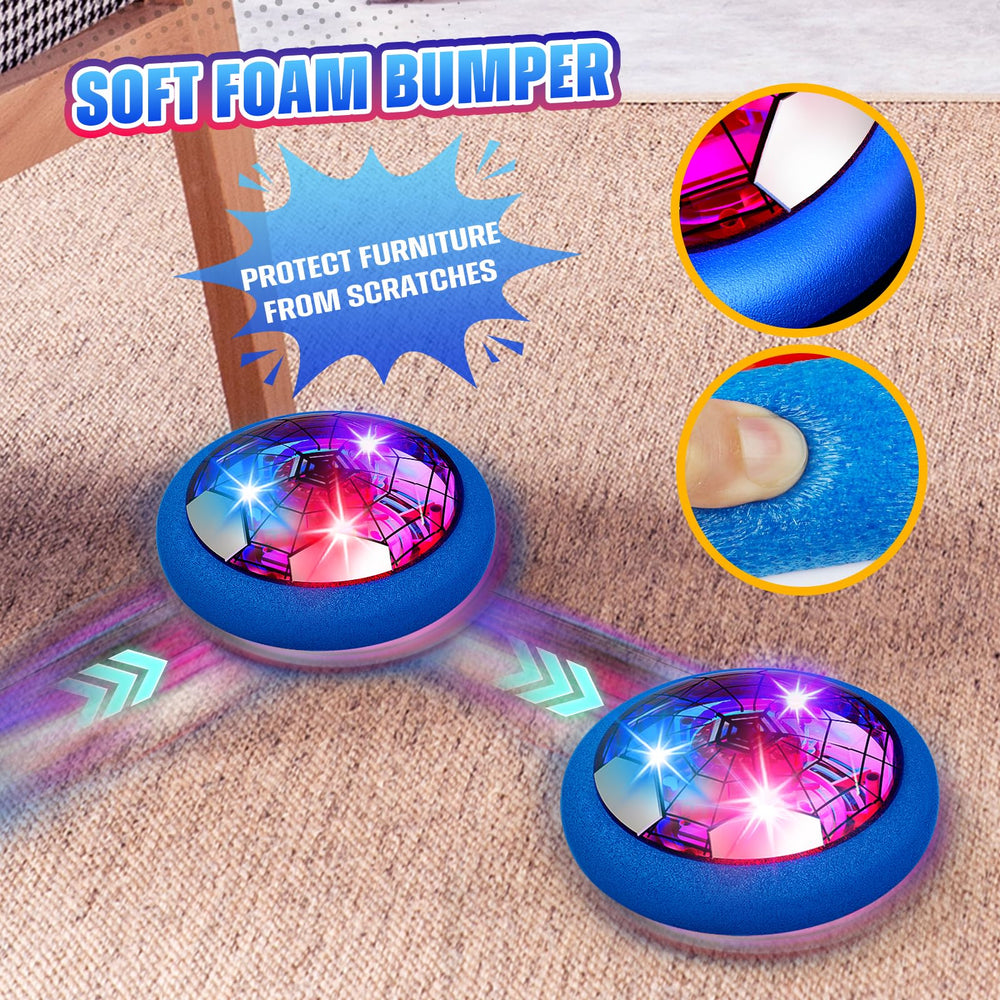 Freecat hover soccer ball USB-C recharge for extended sessions.