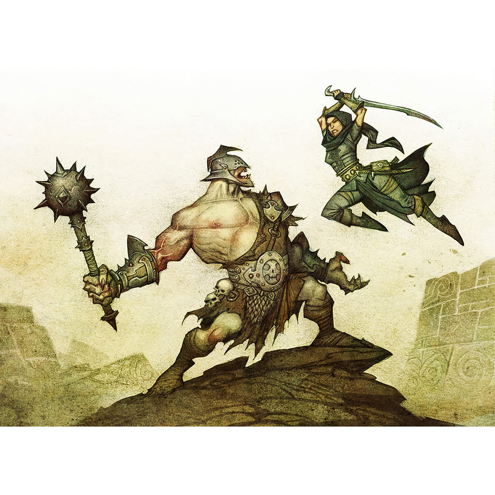 Free League Dragonbane game night setup for teens and adults