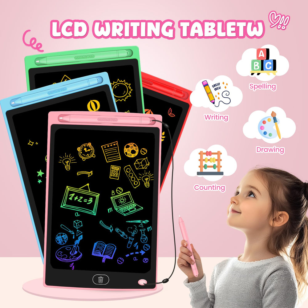 Frelswon 8.5-inch LCD doodle board with erase button and lock.