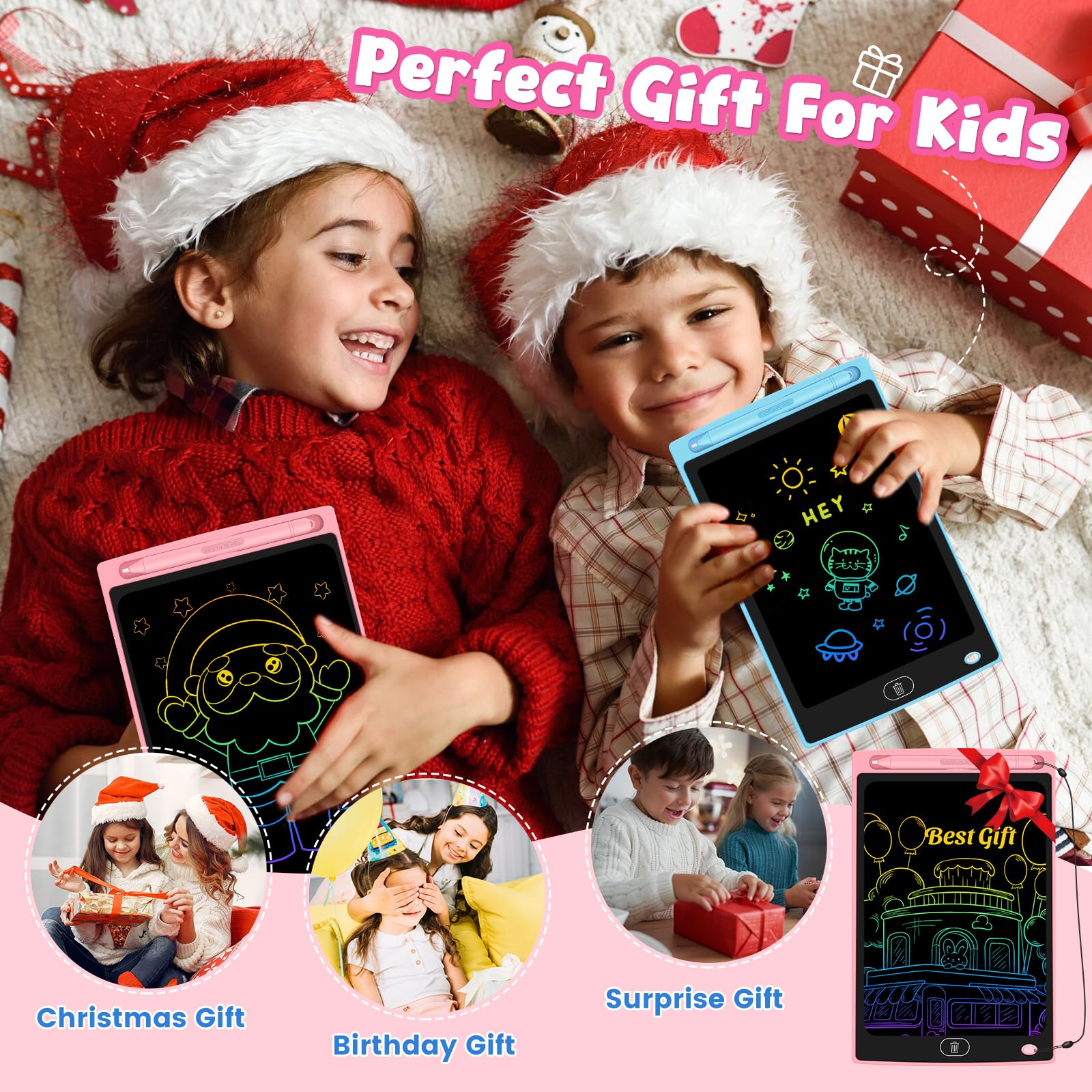 Frelswon colorful pack inspires imagination with varied drawing colors.