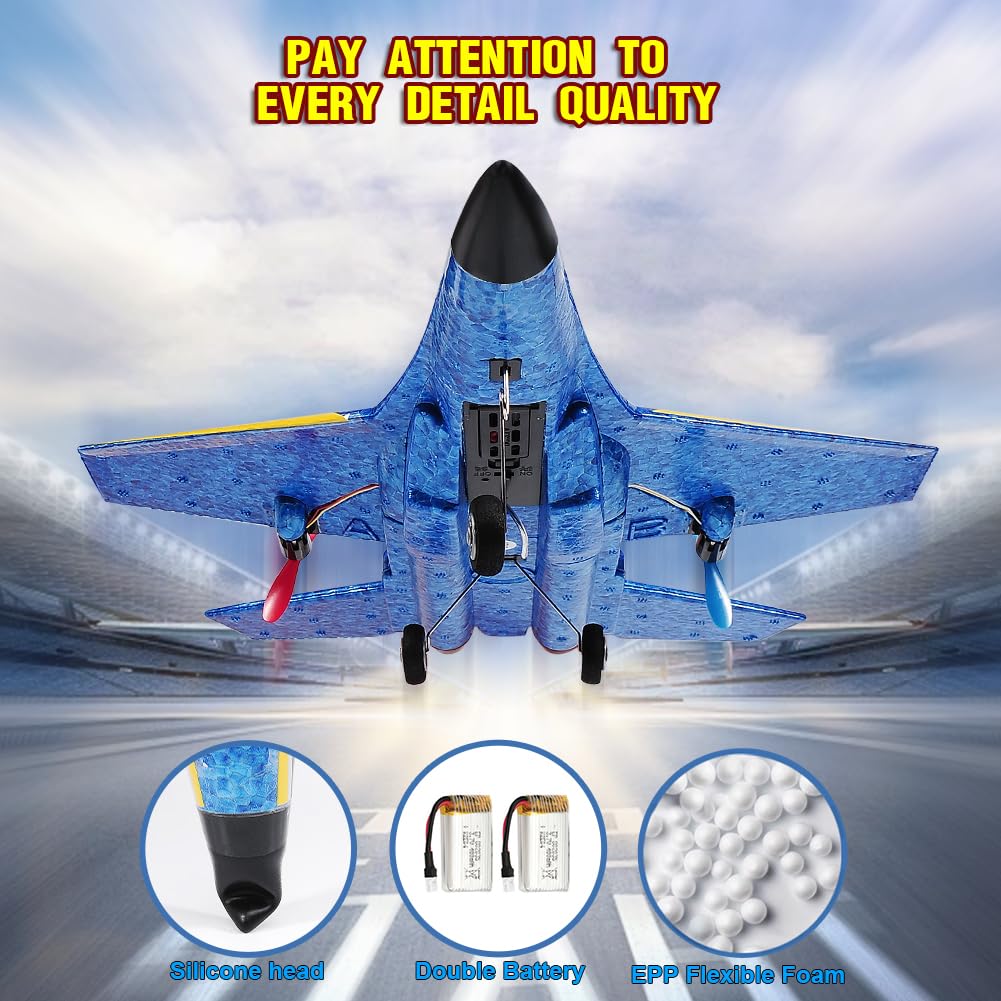 Fremego Su-27 RC Plane durable EPP body absorbs bumps on landing