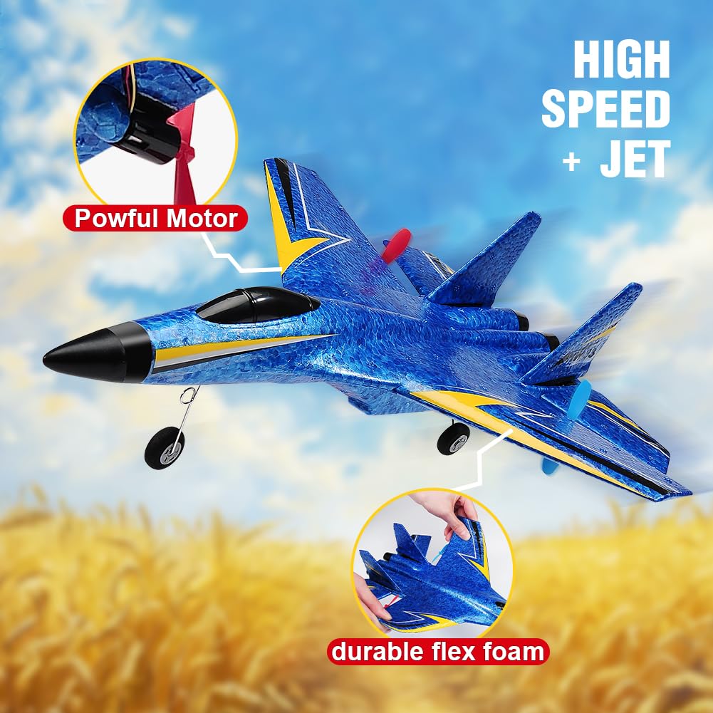 Fremego Su-27 RC Plane suitable for adults, kids, and beginners learning together