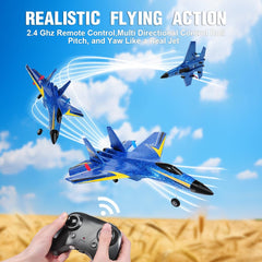 Fremego Su-27 RC Plane remote control 2.4GHz ensures reliable control from a distance