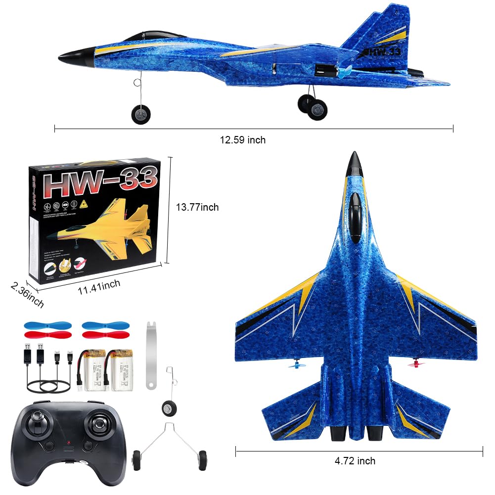 Fremego Su-27 RC Plane side profile highlights streamlined body for easy glides