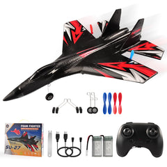 Fremego SU27 RC Plane in box, ready-to-fly kit for beginners.