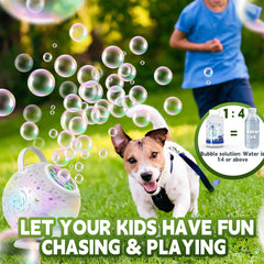 Frequent Bubbles included bubble solution concentrates for quick mixes