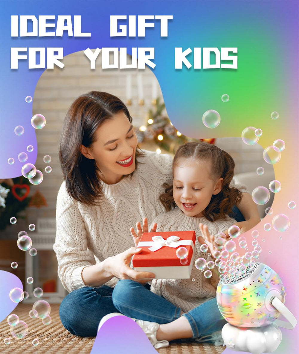 Frequent Bubbles is safe for kids 3+ and ideal for birthdays and outdoor fun.