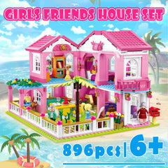 Friends Beach House seven minifigures for relatable seaside storytelling